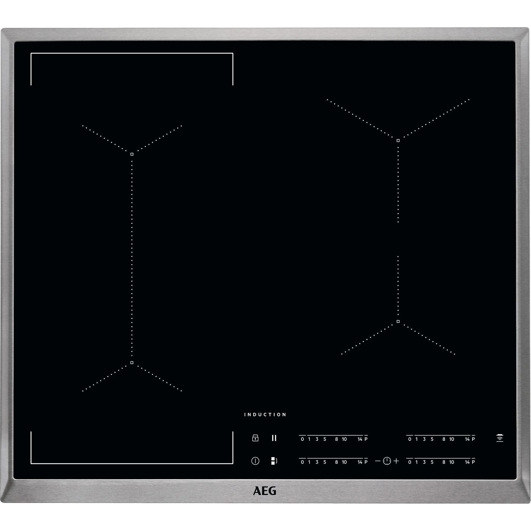 AEG IKE64441XB Induktionskochfeld (600 mm breit, 4 Kochfelder)