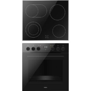 AMICA EHCX 933 013 S, Einbauherdset (Elektrokochfeld, A, 77 l)