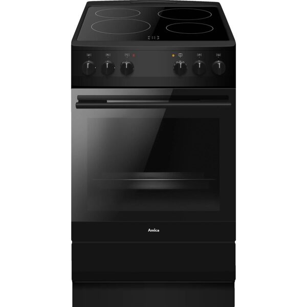 AMICA SHC 11509 SM Standherd (EEK A, Glaskeramik-Kochfeld, 67 l)