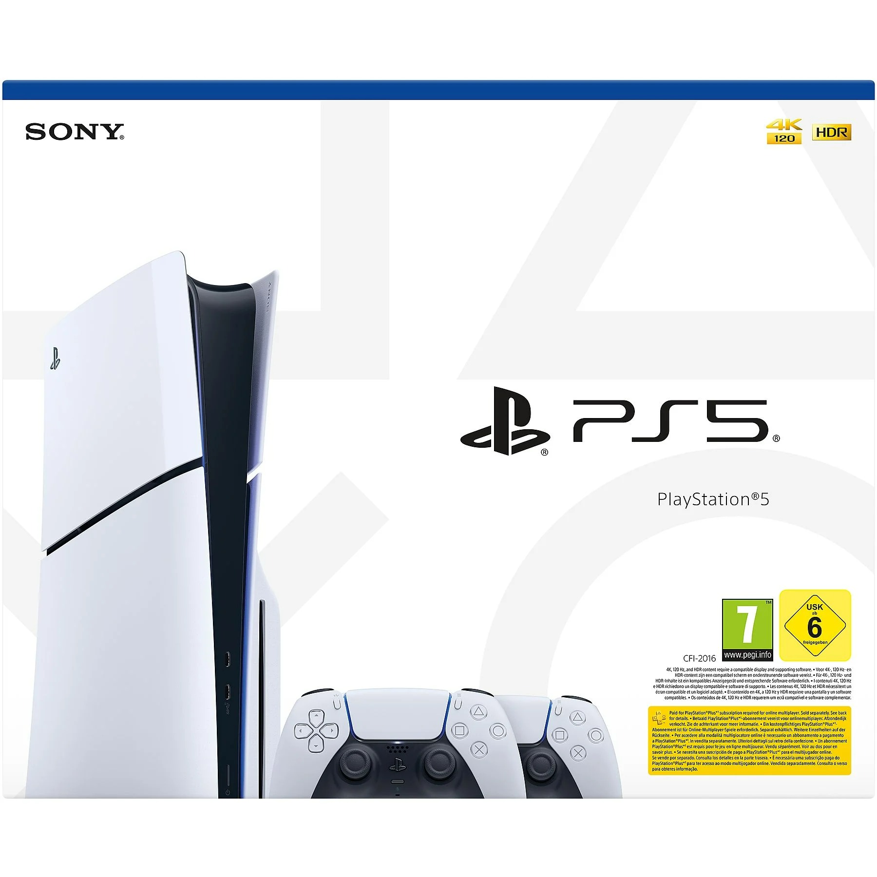 SONY PlayStation®5 Slim Bundle mit zweitem DualSense™ Wireless-Controller