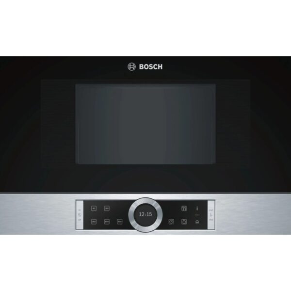 BOSCH BFL 634 GS 1 EDELSTAHL, Mikrowelle (900 Watt, 21 l Garraum-Volumen)