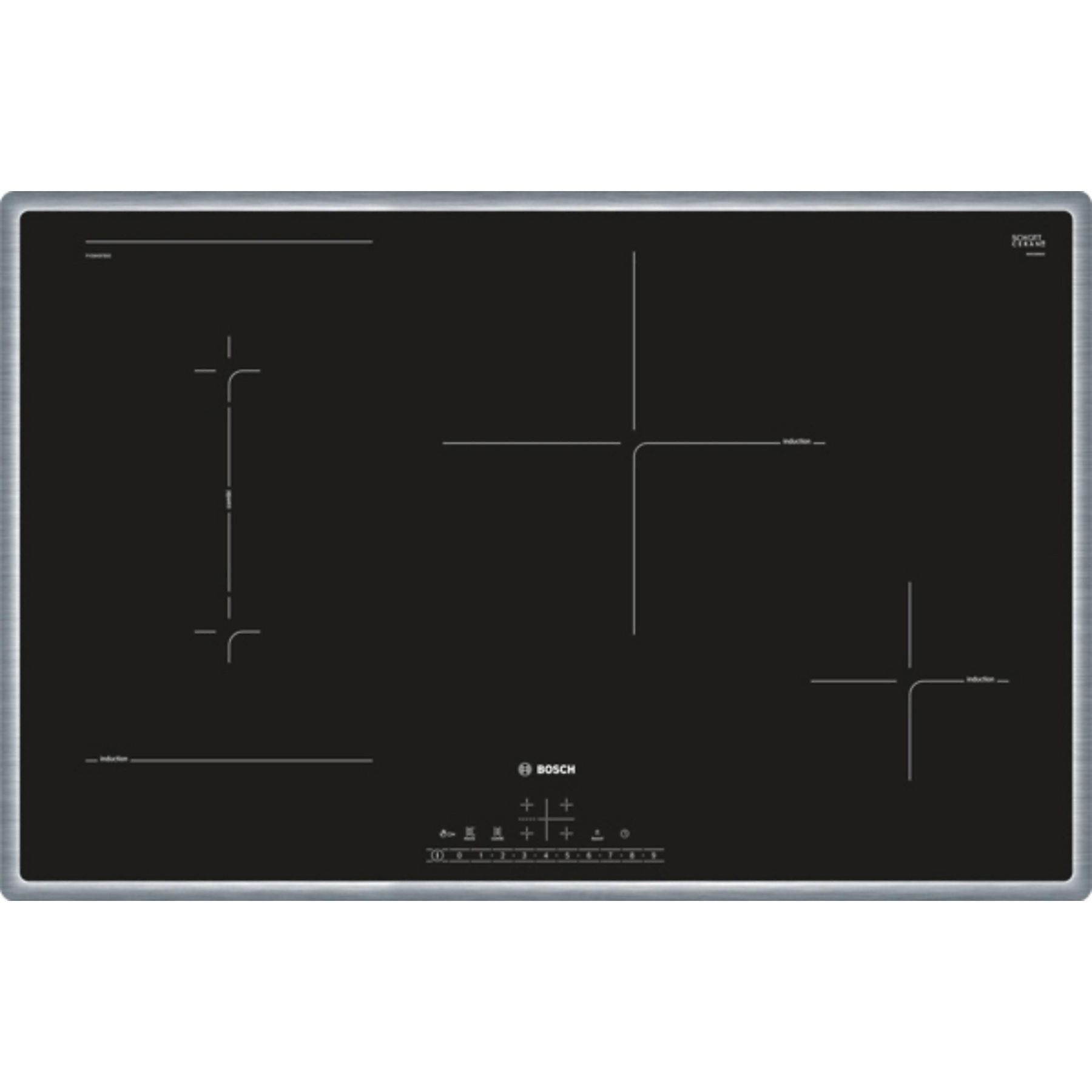 BOSCH PVS 845 FB 5 E Induktionskochfeld (795 mm breit, 4 Kochfelder)