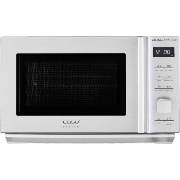 CASO DESIGN MG 20 Cube Ceramic, Mikrowelle (800 Watt, 20 l Garraum-Volumen, Grillfunktion)