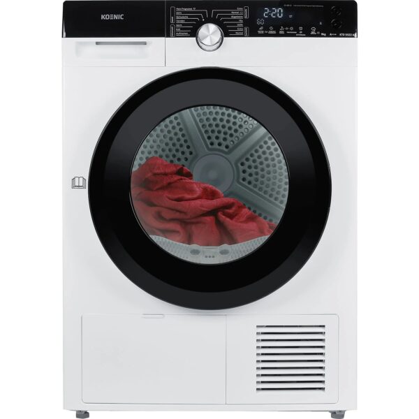 KOENIC KTD 9322 A3 Wärmepumpentrockner (9 kg, A+++, Weiß)