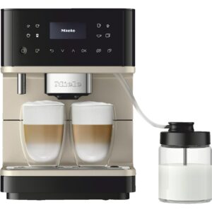 MIELE CM 6360 MilkPerfection Kaffeevollautomat Obsidianschwarz/CleanSteelMetallic