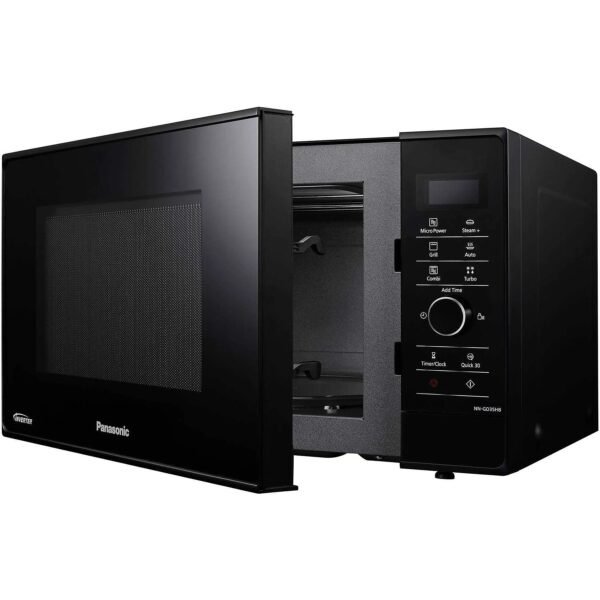 PANASONIC NN-GD 35 HBGTG, Mikrowelle (1000 Watt, 23 l Garraum-Volumen, Grillfunktion & Dampffunktion)