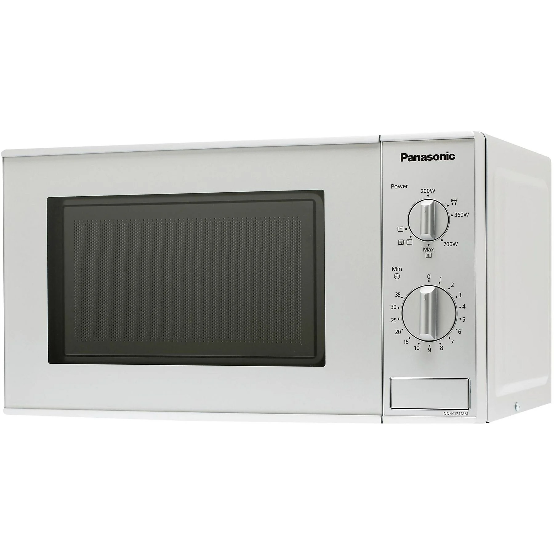 PANASONIC NN-K 121 M, Mikrowelle (800 Watt, 20 l Garraum-Volumen, Grillfunktion)