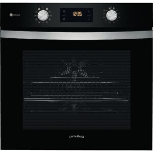 PRIVILEG BAKO Turn&Go Steam 500, Einbaubackofenset (Elektrokochfeld, A+, 71 l)