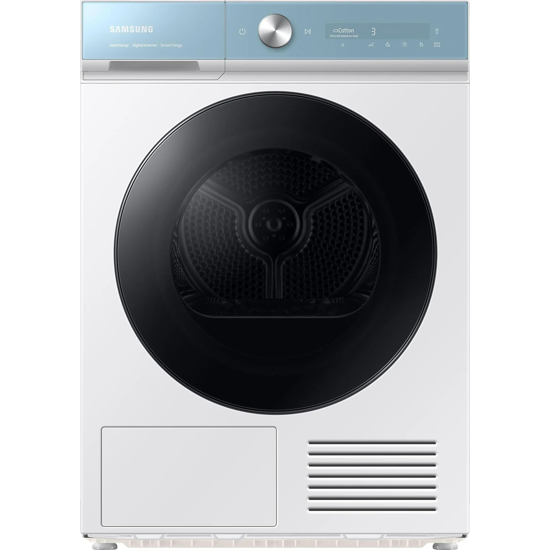 SAMSUNG DV90BB9545GMS2 Wärmepumpentrockner (9 kg, A+++, Weiß/blau/schwarz)