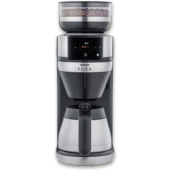 SEVERIN FILKA 4853 Kaffeemaschine gebürstetmattschwarzsilber