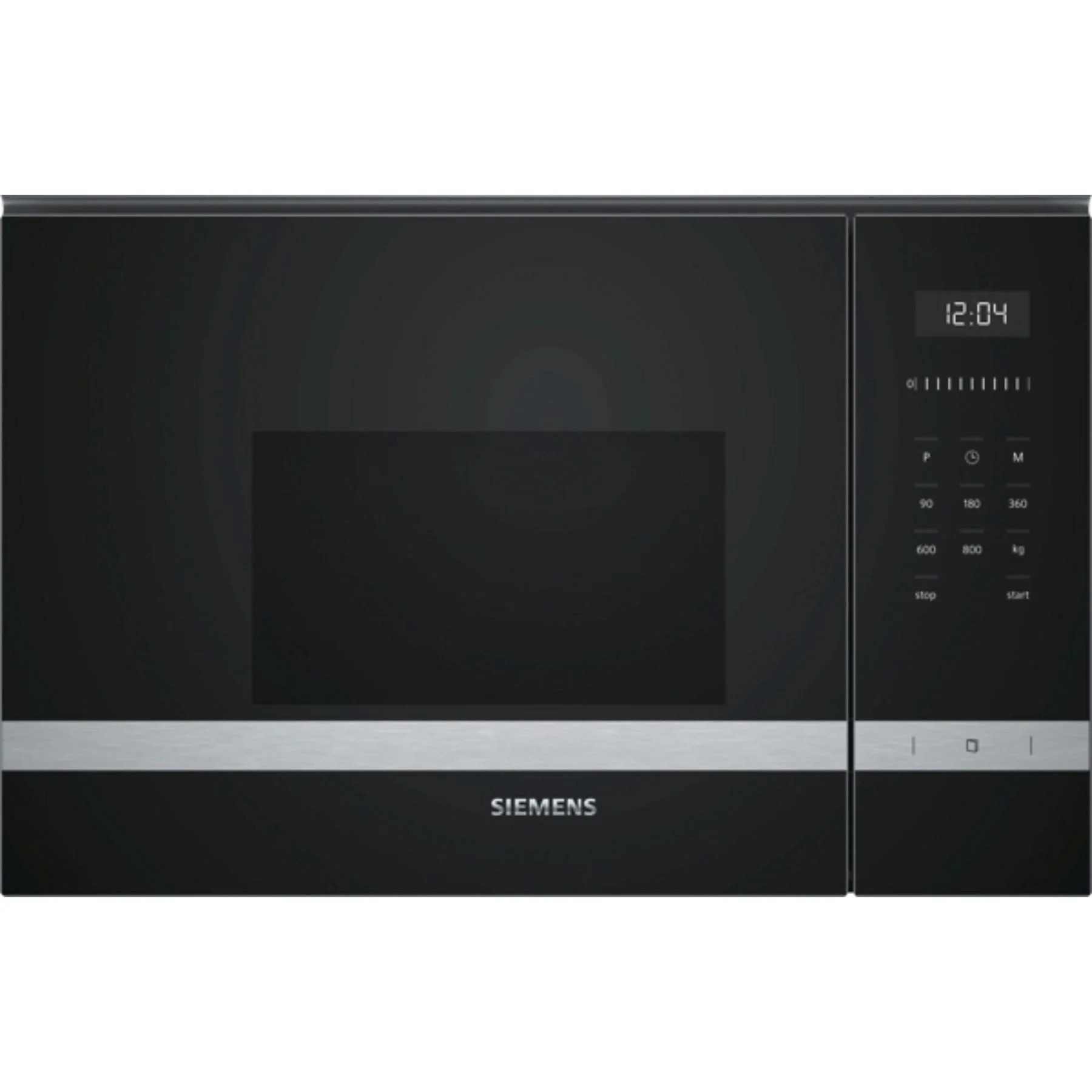 SIEMENS BF 525 LMS0 EDELSTAHL, Mikrowelle (800 Watt, 20 l Garraum-Volumen)