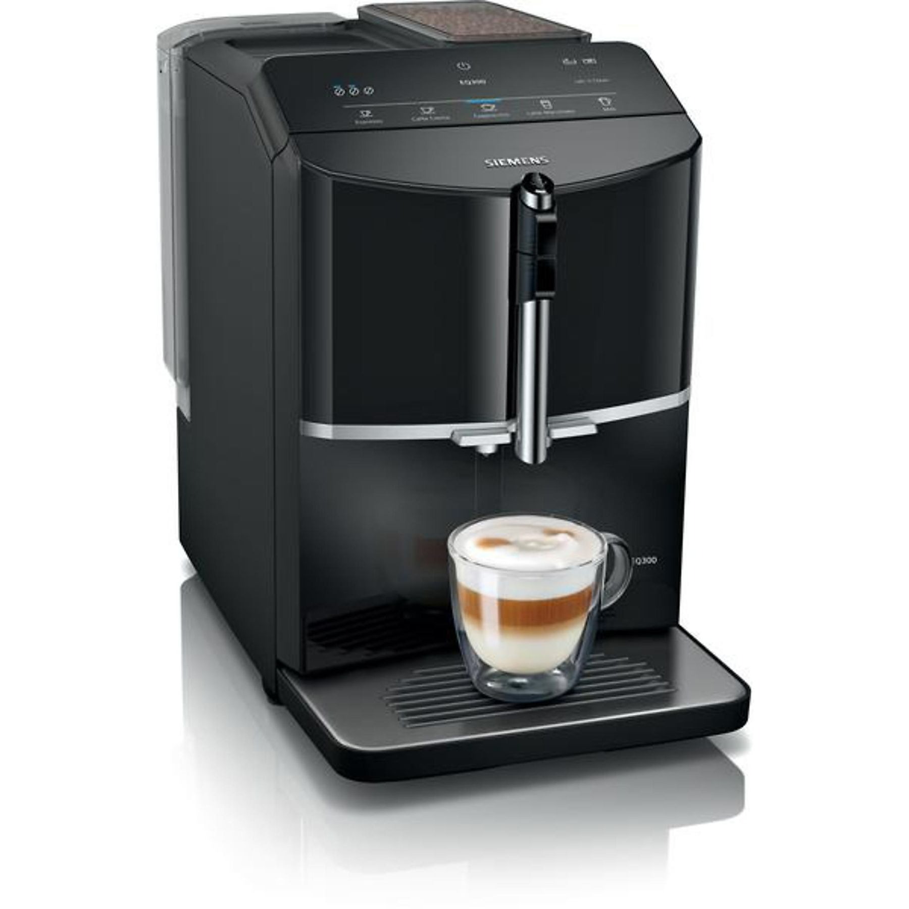 SIEMENS TF 301 E 19 Kaffeevollautomat Klavierlack schwarz/Schwarz