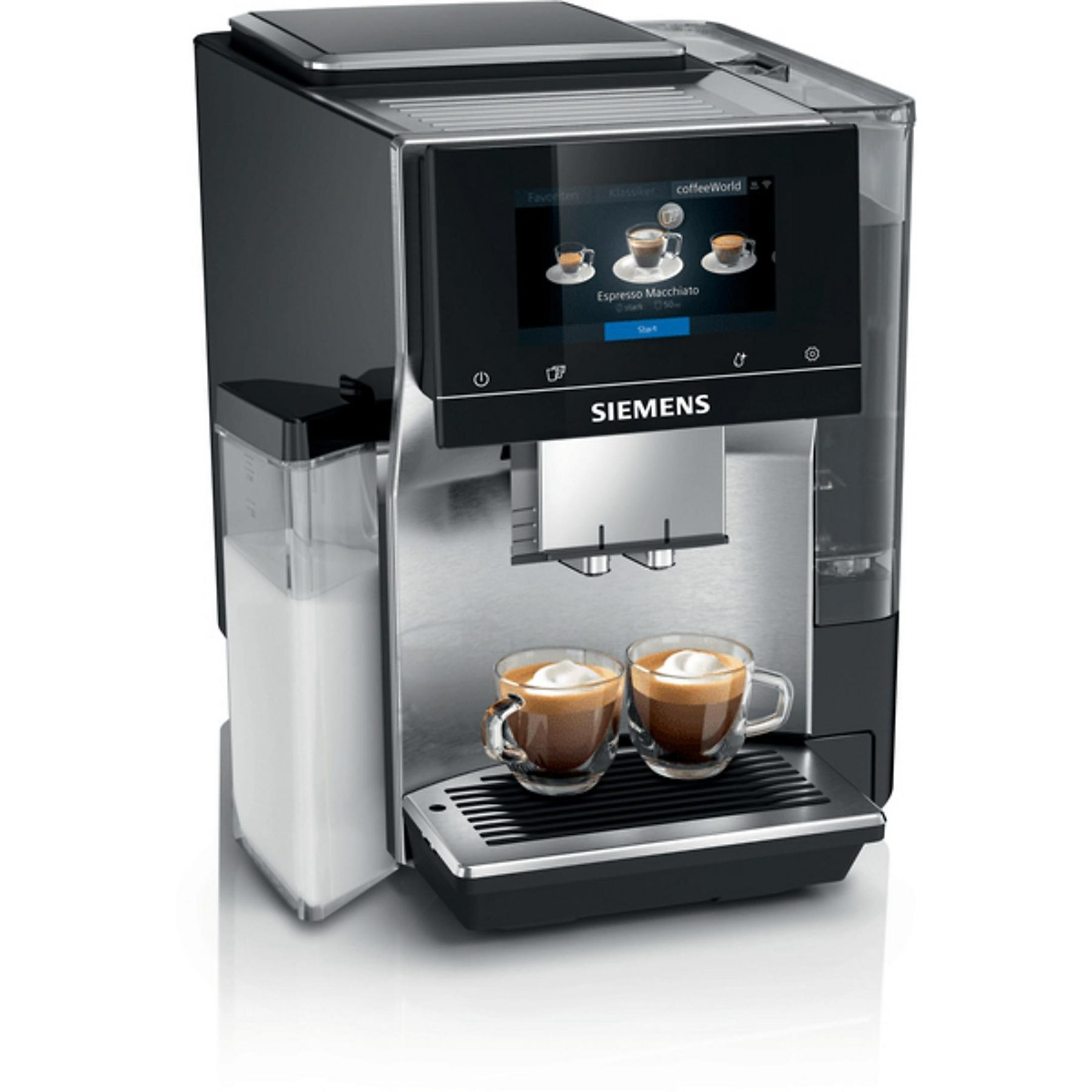 SIEMENS TQ 707 D 03 Kaffeevollautomat Silber/Schwarz